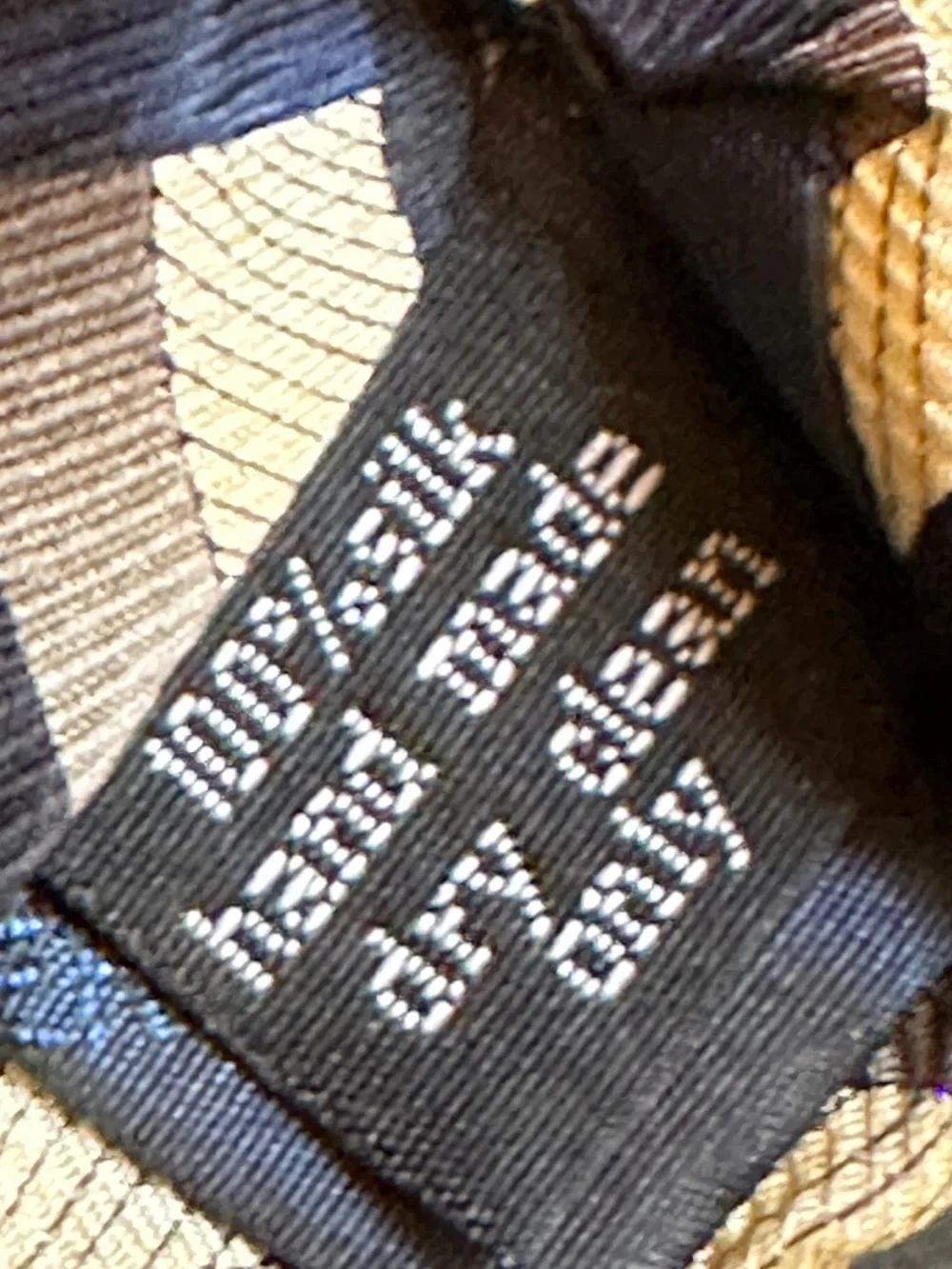 100% silk handmade Navy & Gold Geometric Men's Tie necktie menswear
